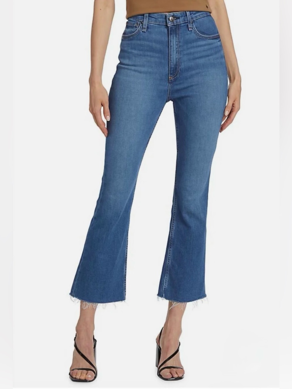 Rag&bone Casey High-Rise Ankle Flare Jeans